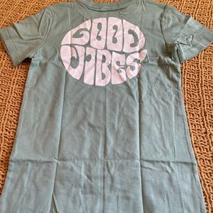 Cotton On Green Good Vibes tee
